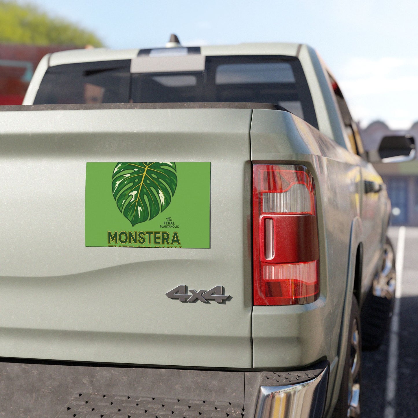 Monstera Energy Only Car Magnet, Plant Lover Gift, Nature Décor, Eco-Friendly Car Accessory, Boho Car Decor, Greenery Enthusiast