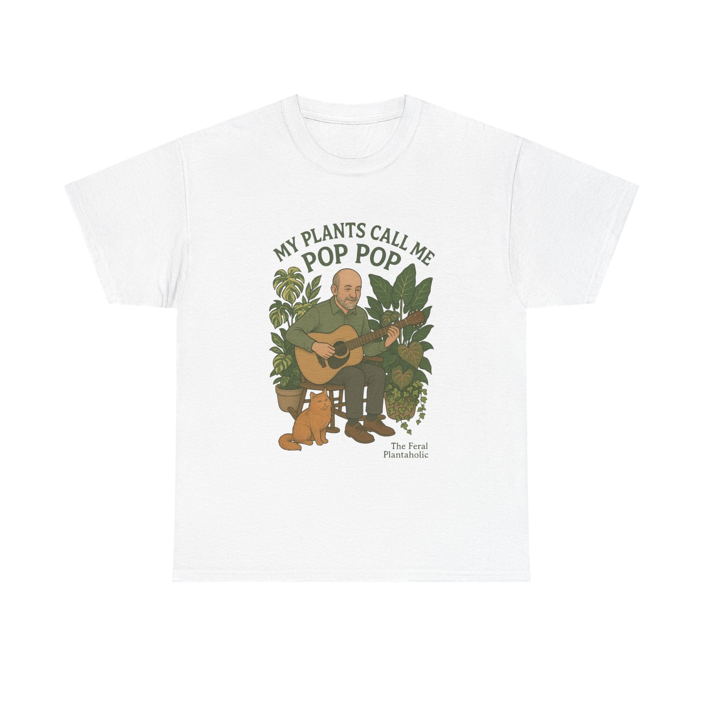 My Plants Call Me Pop Pop Tee, Unisex Cotton Shirt for Plant Lovers, Gift for Father's Day, Gardening T-Shirt, Casual Everyday Wear, [...]