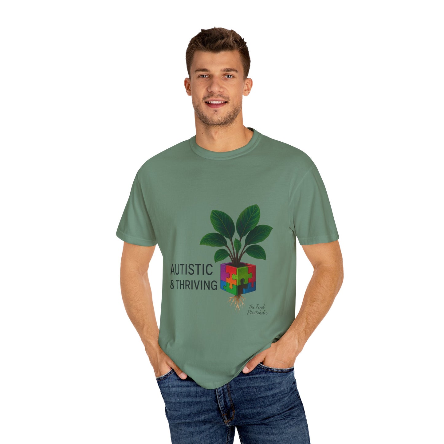 Autistic & Thriving Unisex T-Shirt, Conscious Fashion, Gift for Autism Awareness, Eco-Friendly Apparel, Positive Vibes, Everyday Wear