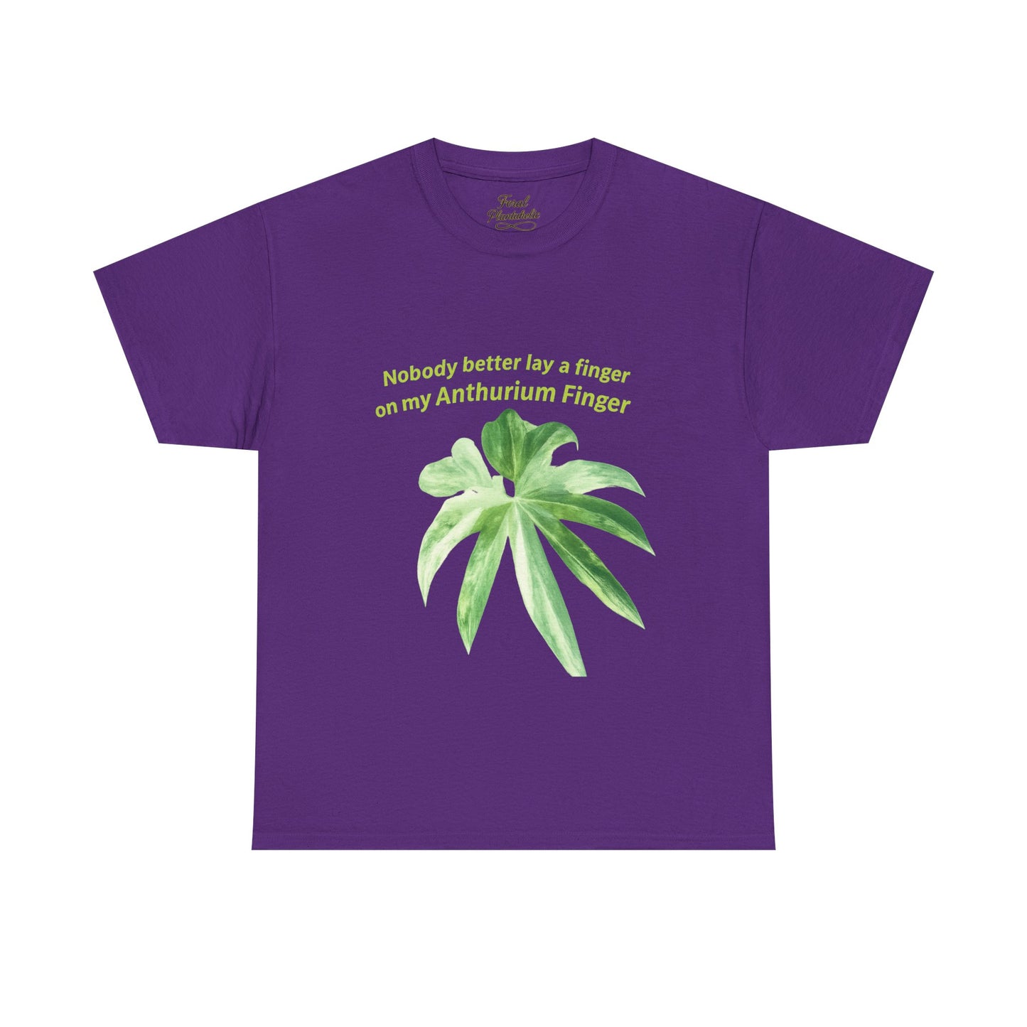 Anthurium Finger T-Shirt — Botanical Plant Lover Tee