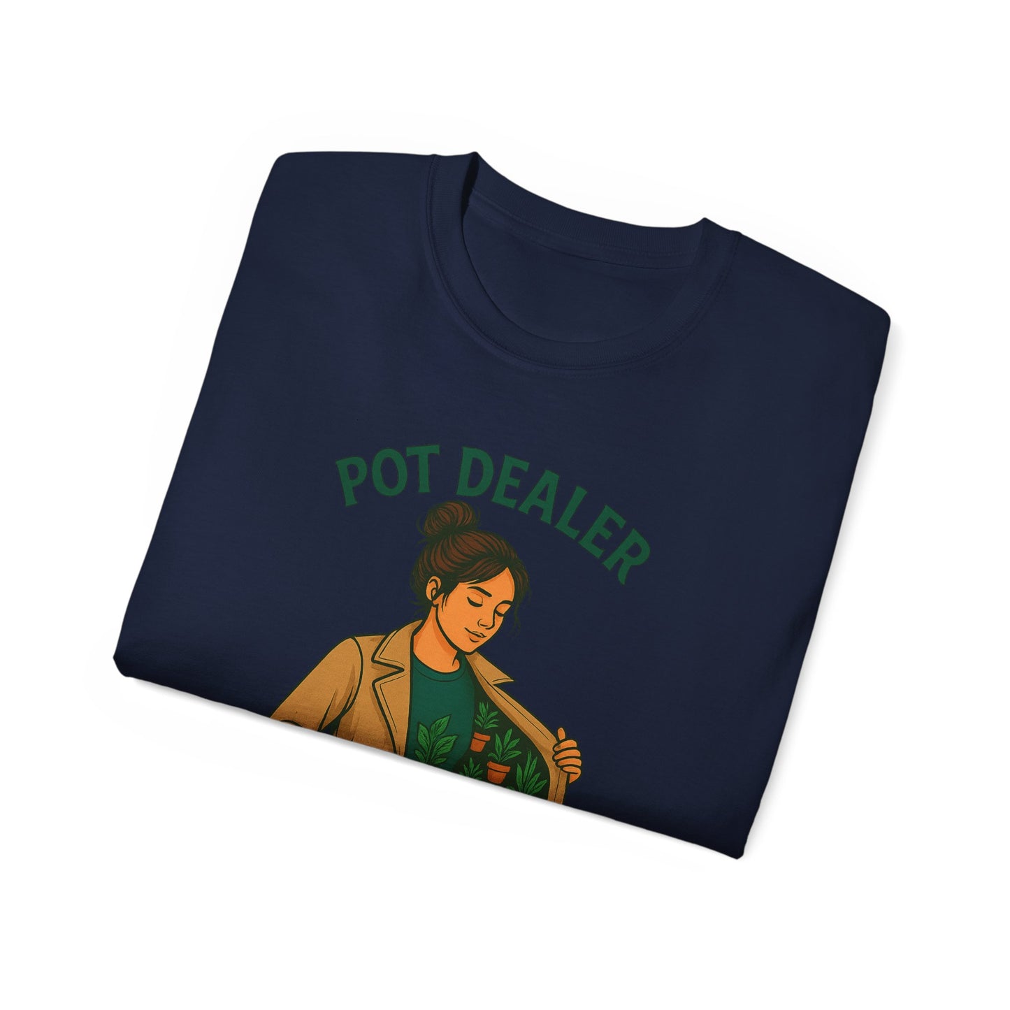 Pot Dealer Unisex Tee - Fun Plant Lover Gift, Gardening Shirt, Cute T-Shirt for Herb Enthusiasts, Plant Lover Apparel, Nature Lover Style