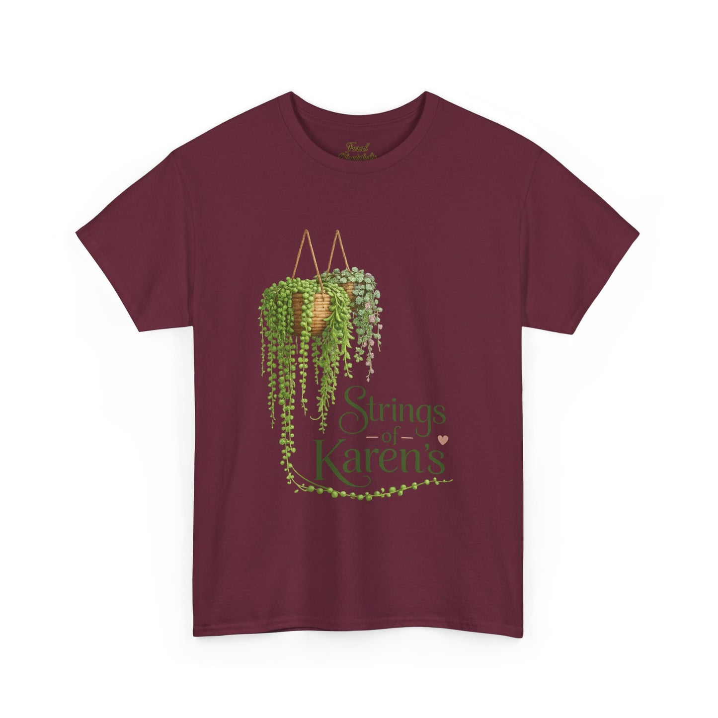 Strings of Karen's Plant Lover T‑Shirt — Hanging Pothos Graphic Tee