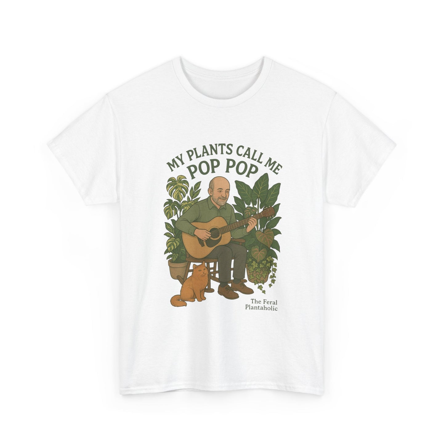 My Plants Call Me Pop Pop Tee, Unisex Cotton Shirt for Plant Lovers, Gift for Father's Day, Gardening T-Shirt, Casual Everyday Wear, [...]