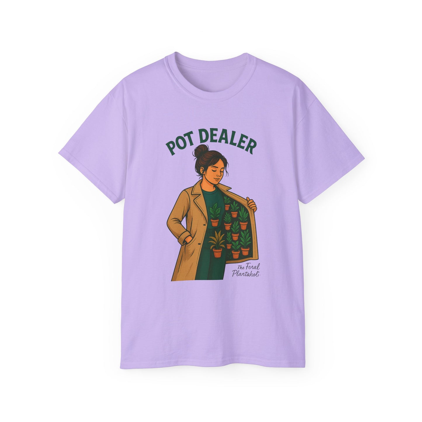 Pot Dealer Unisex Tee - Fun Plant Lover Gift, Gardening Shirt, Cute T-Shirt for Herb Enthusiasts, Plant Lover Apparel, Nature Lover Style
