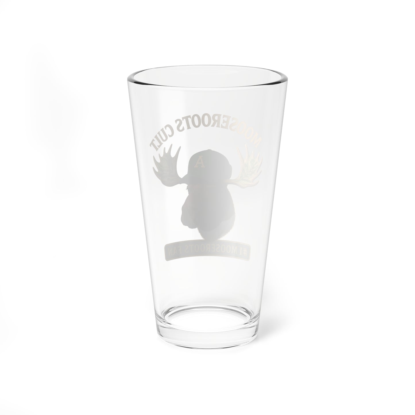 Moose-Themed Mixing Glass | 16oz - #1 MooseRoots Fan