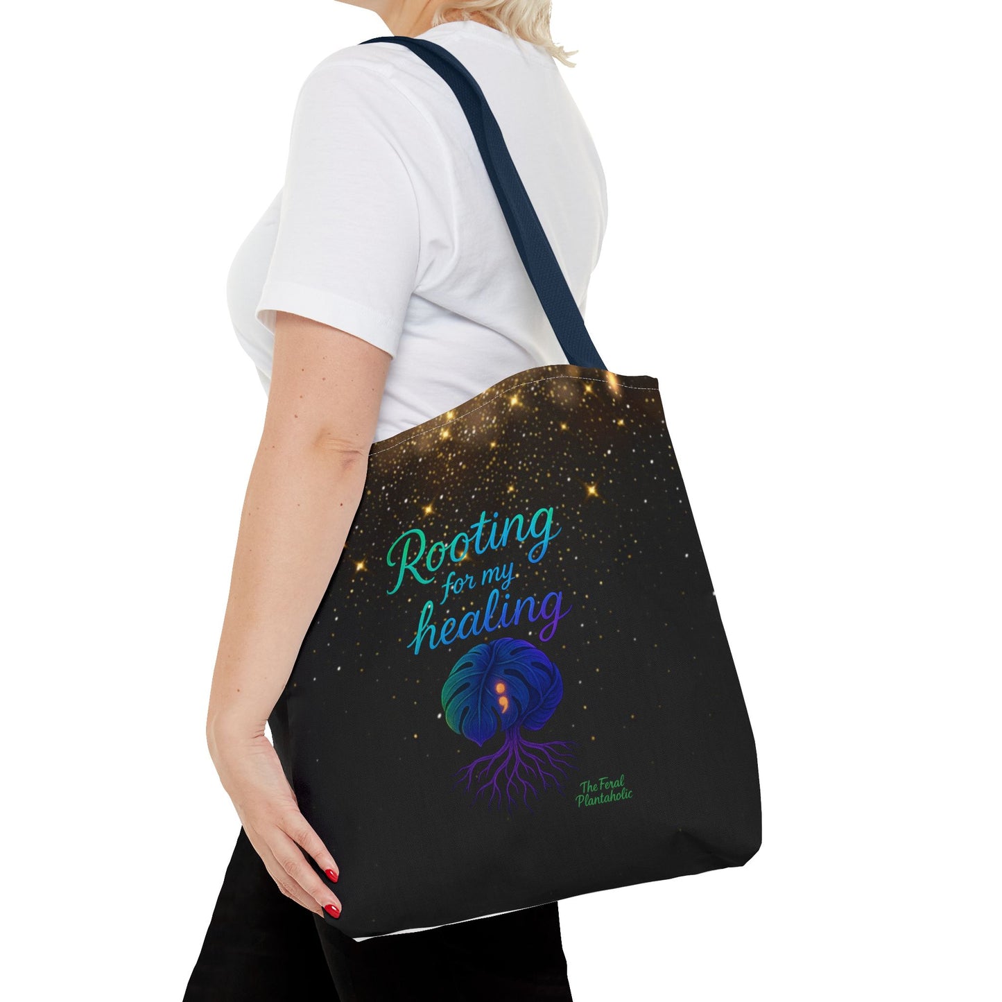 Healing Affirmation Tote Bag, Empowering Tote, Gift for Wellness, Inspirational Bag, Motivational Tote, Self-Care Accessory