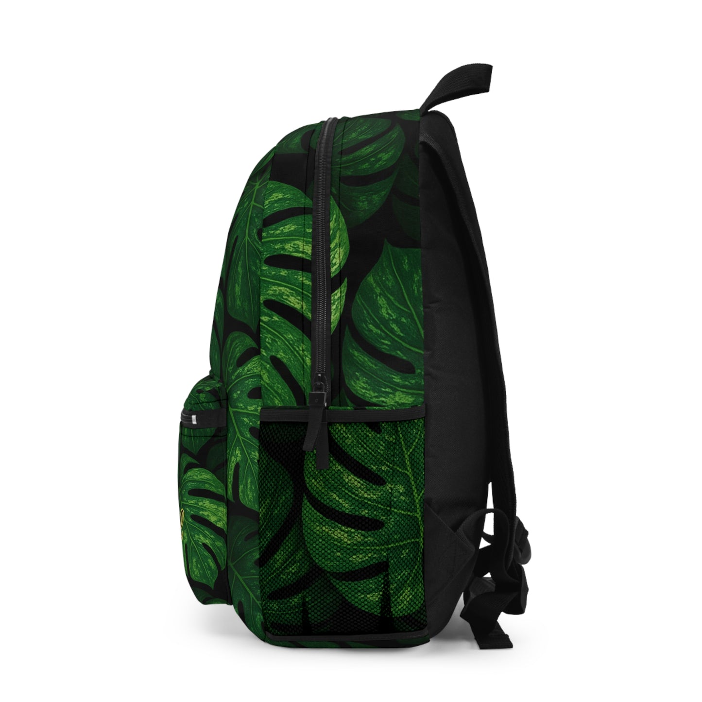 Tropical Leaf Print Backpack