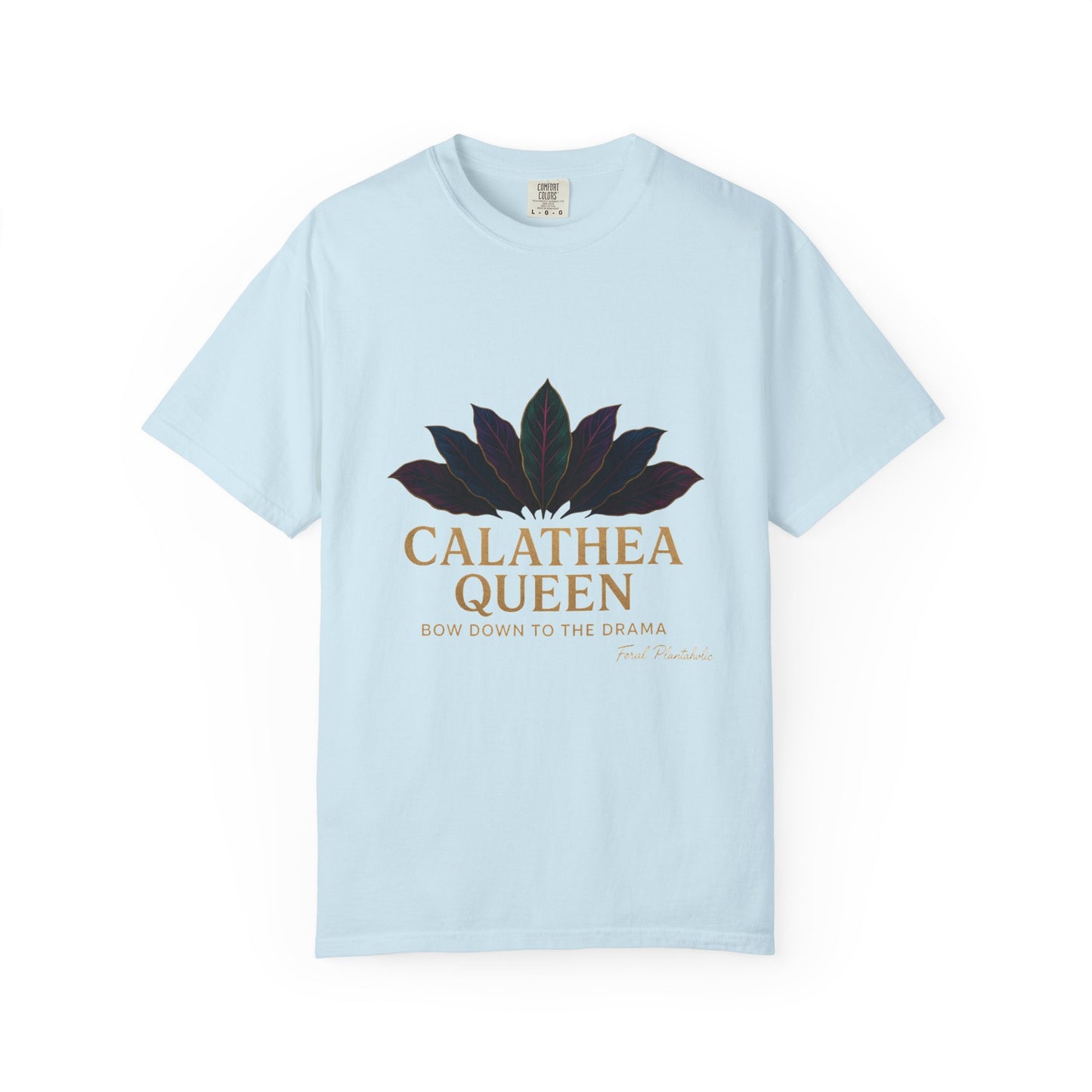 Calathea Queen T-Shirt | Unisex Plant Lover Tee, Botanical Gift, Houseplant Apparel, Nature Lover Wear, Eco-Friendly Statement Top