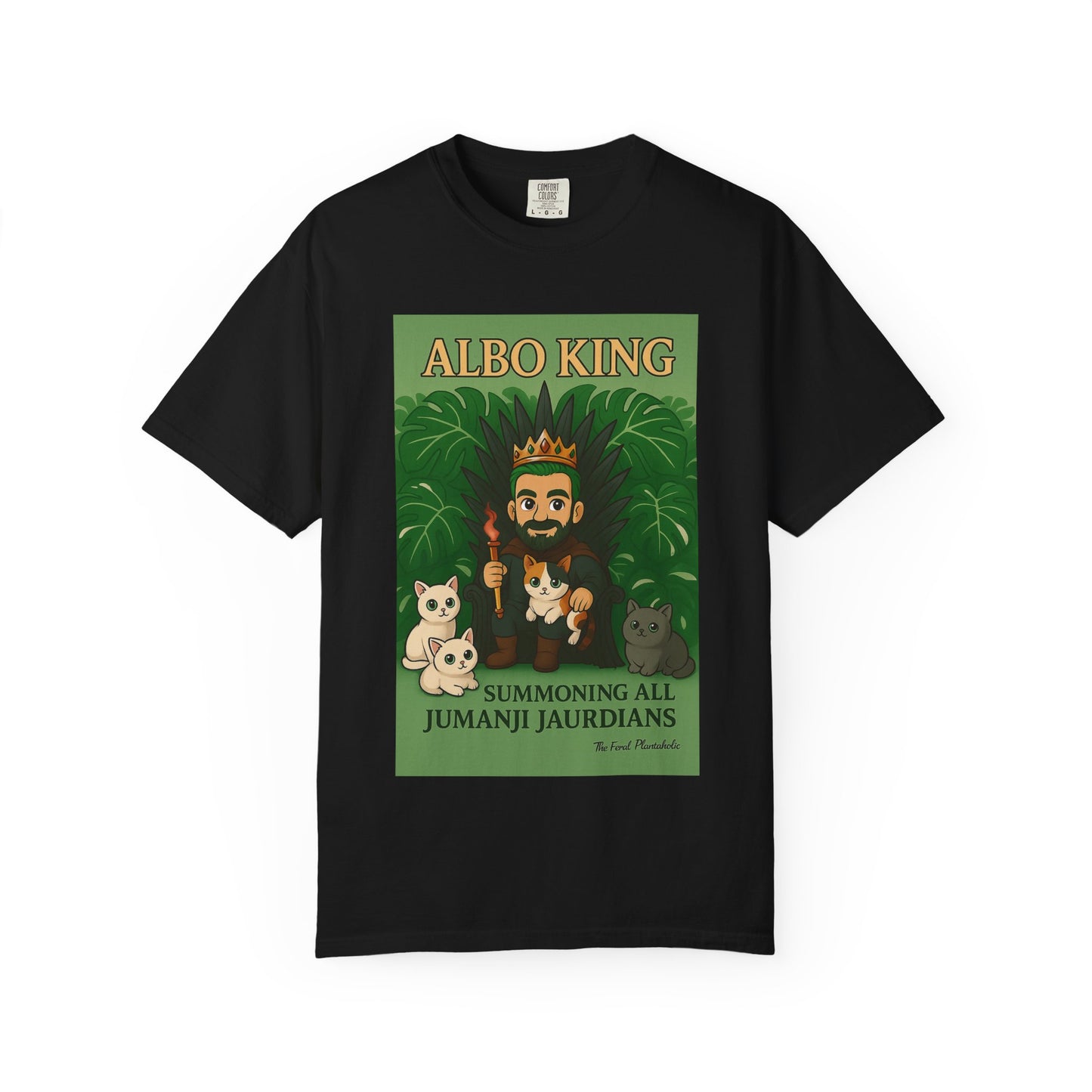 Albo King T-Shirt – "Summoning All Jumanji Jaurdians" Graphic Tee