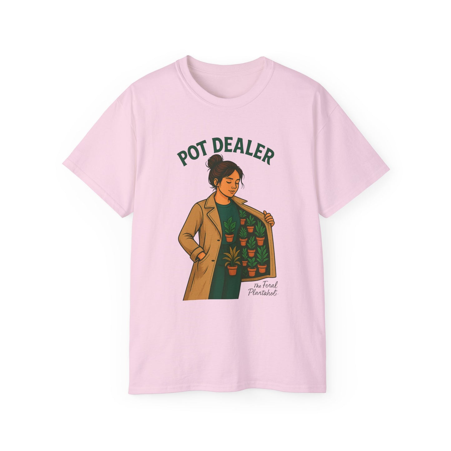 Pot Dealer Unisex Tee - Fun Plant Lover Gift, Gardening Shirt, Cute T-Shirt for Herb Enthusiasts, Plant Lover Apparel, Nature Lover Style