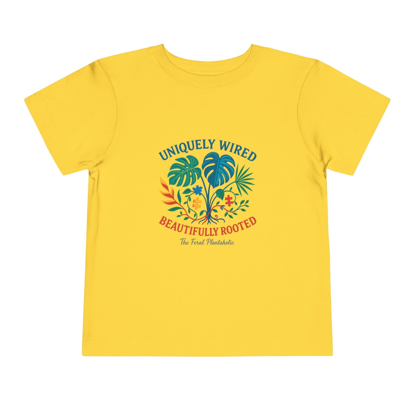 Tropical Vibes Toddler Tee - Uniquely Wired, Beautifully Rooted
