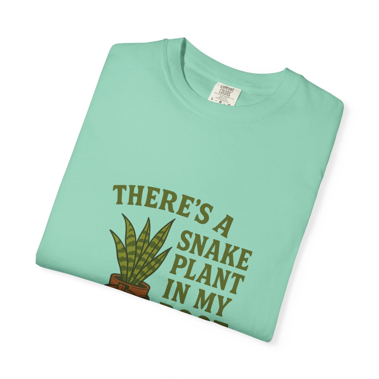 Snake Plant in My Boot T-Shirt | Unisex Garment-Dyed Tee for Plant Lovers, Gardening Gifts, Nature Vibes, Eco-Friendly Clothing, [...]