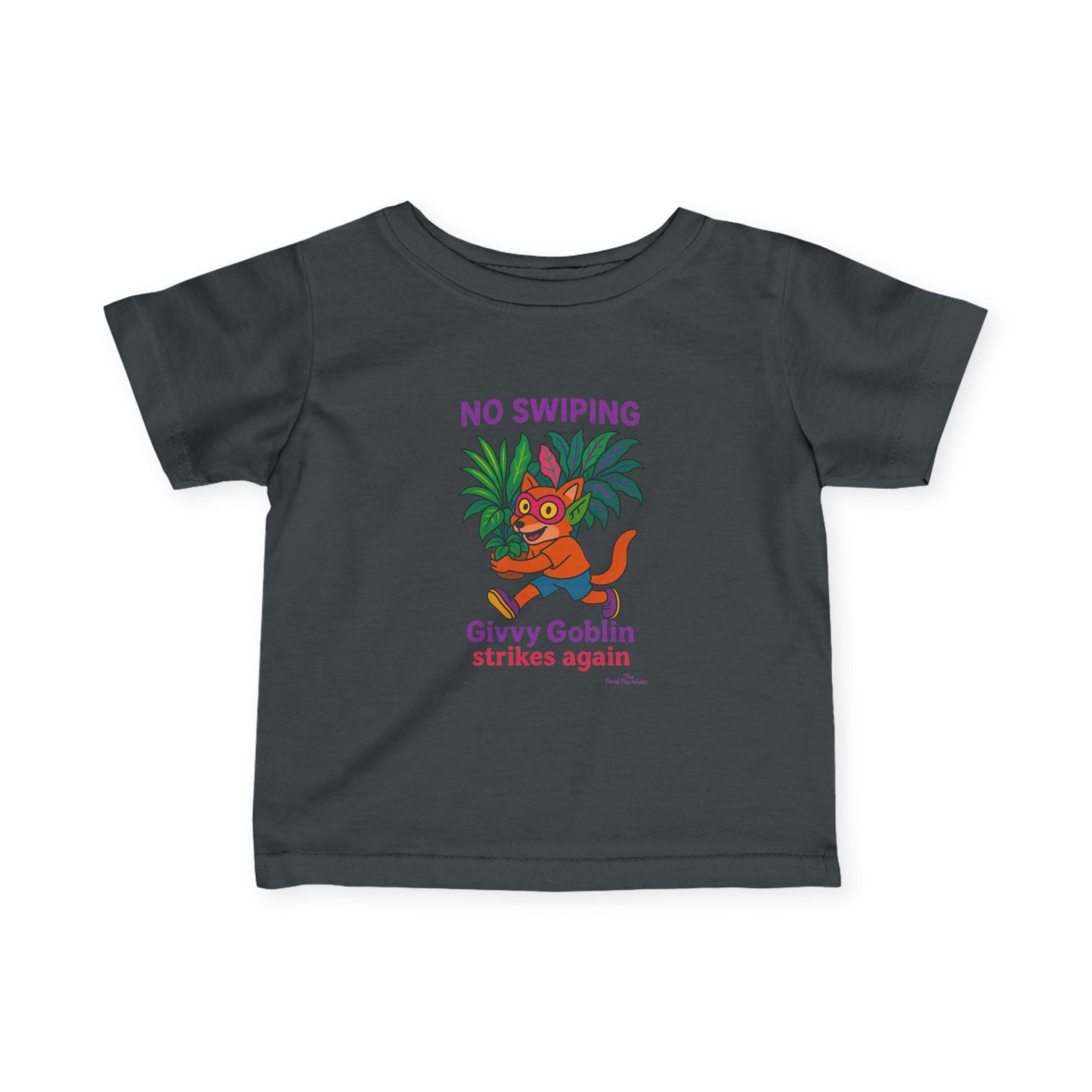 Playful Infant Tee with Goblin Design, Cute Baby Shirt, Fun Toddler Top, Gift for Kids, Nursery Decor, Playful Clothing