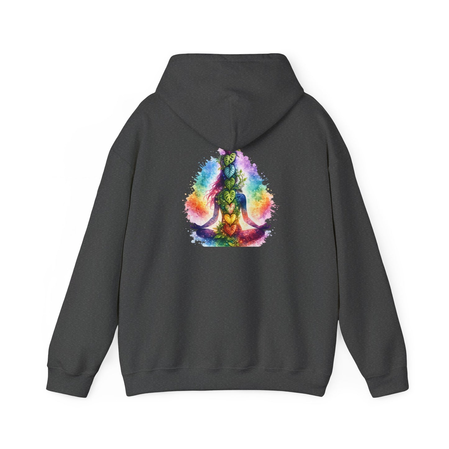 Meditation Chakra Hoodie — Colorful Rainbow Yoga Spiritual Sweatshirt