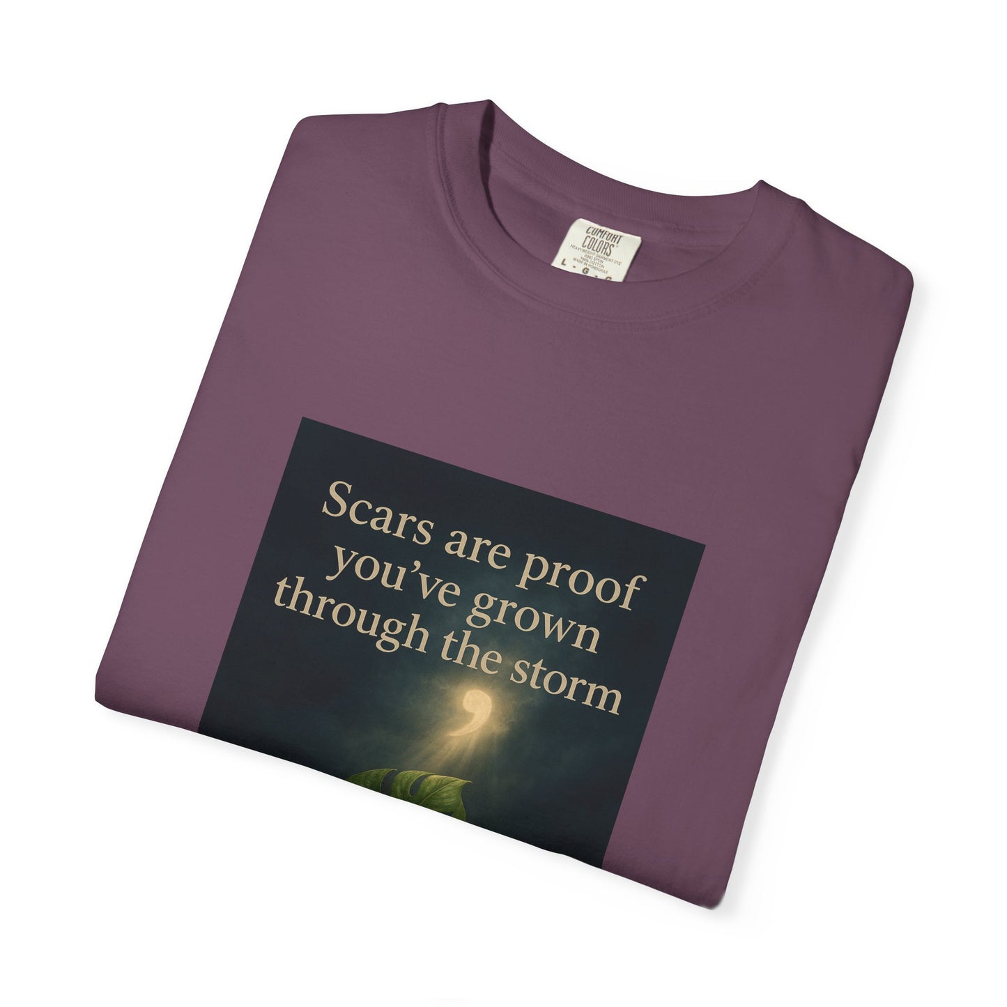 Inspiring Growth T-Shirt - Scars are Proof, Perfect for Motivational Gifts, Self-Care, Encouragement, Unisex Apparel