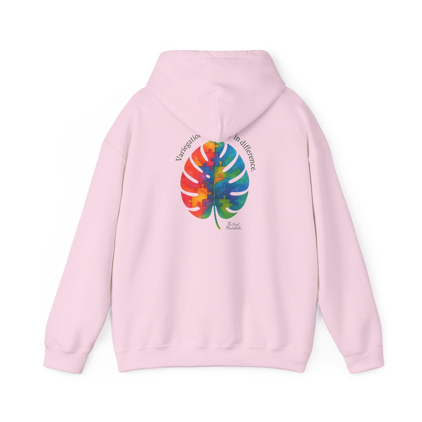 Tropical Vibes Hoodie | Unisex Heavy Blend™ Hooded Sweatshirt, Colorful Leaf Design, Cozy Gift, Casual Wear, Summer Essentials