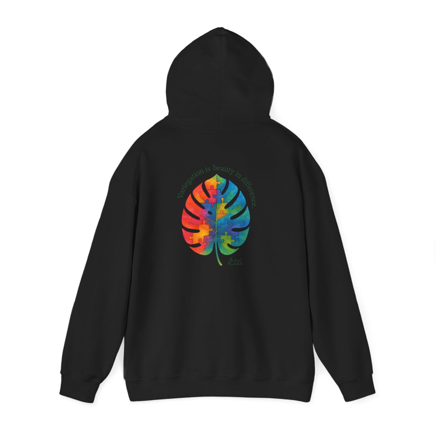Tropical Vibes Hoodie | Unisex Heavy Blend™ Hooded Sweatshirt, Colorful Leaf Design, Cozy Gift, Casual Wear, Summer Essentials