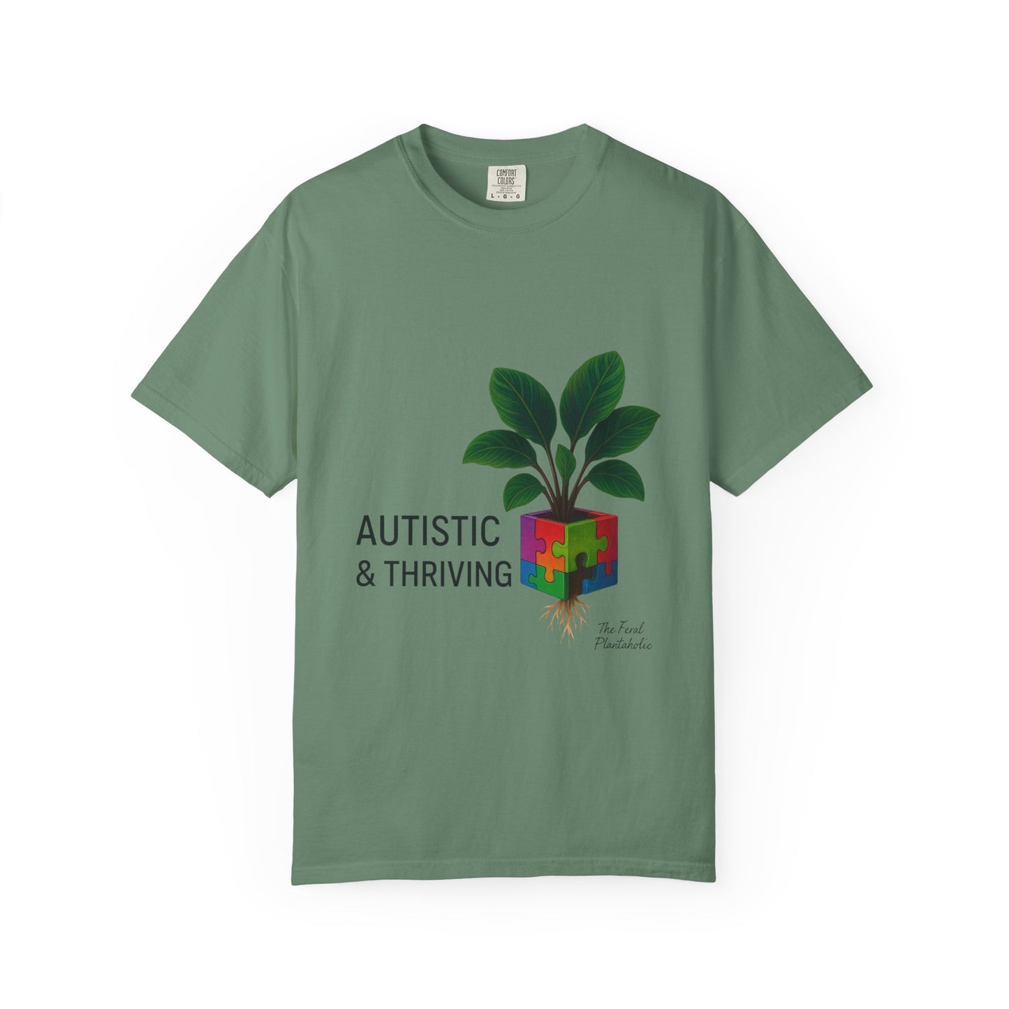 Autistic & Thriving Unisex T-Shirt, Conscious Fashion, Gift for Autism Awareness, Eco-Friendly Apparel, Positive Vibes, Everyday Wear