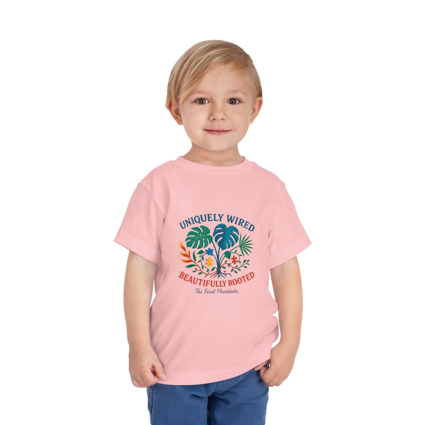 Tropical Vibes Toddler Tee - Uniquely Wired, Beautifully Rooted