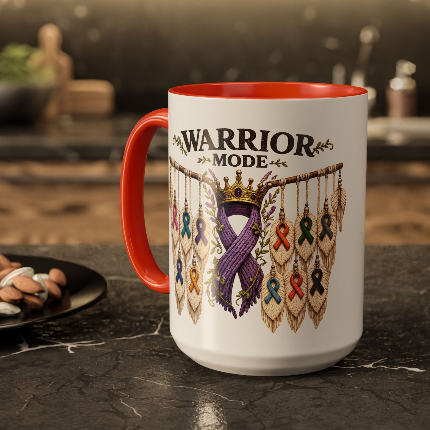 Cancer Awareness Dreamcatcher Coffee Mug (11oz, 15oz)