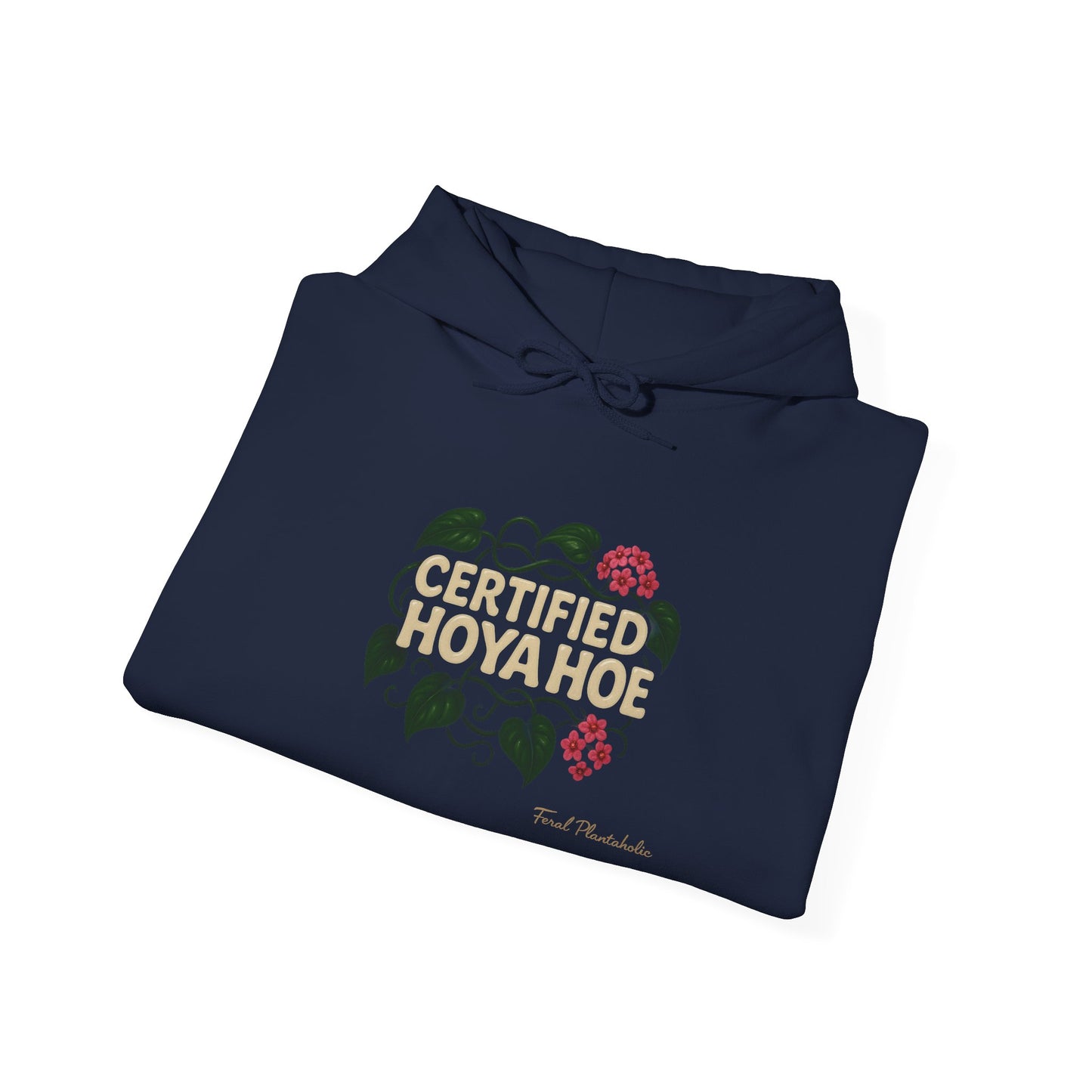 Certified Hoya Hoe Hoodie, Cute Plant Lover Sweatshirt, Gardening Gift, Cozy Unisex Sweater, Nature Lover Apparel