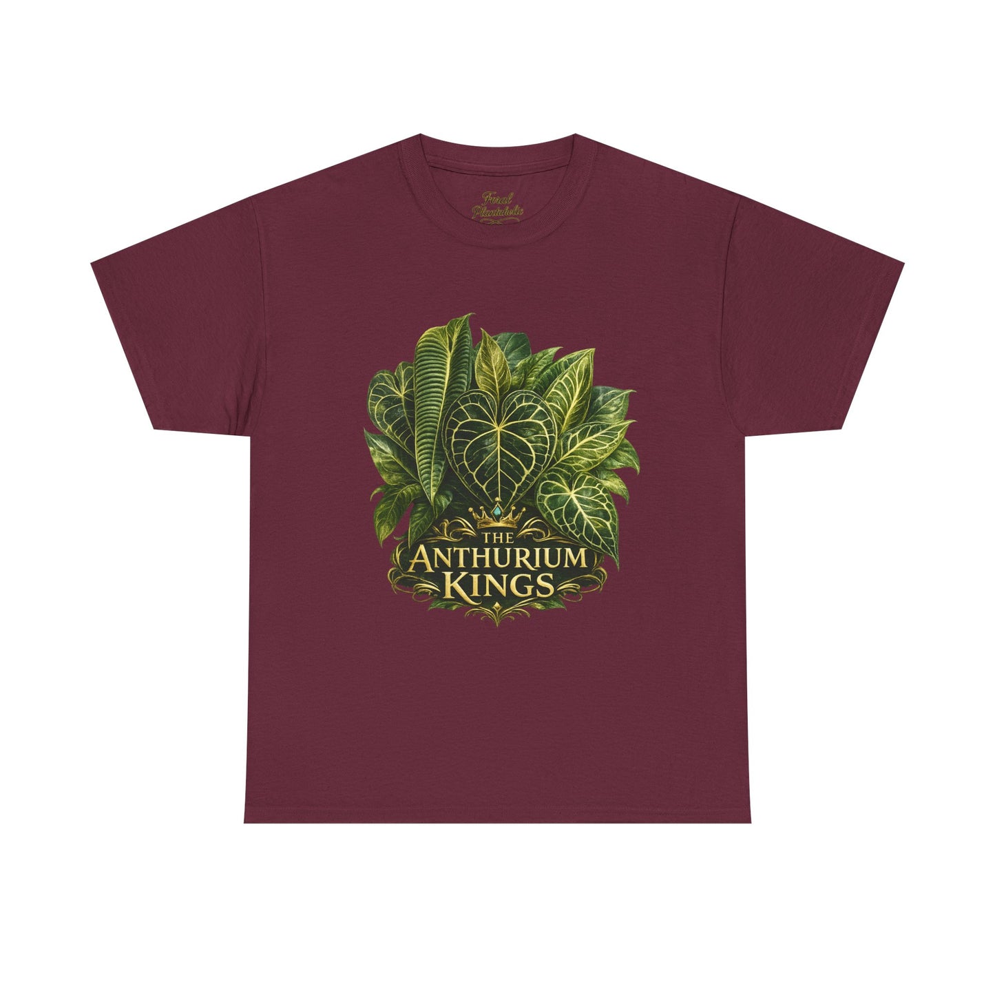 Anthurium Kings Tee — Botanical Green Leaf Plant Lover T-Shirt