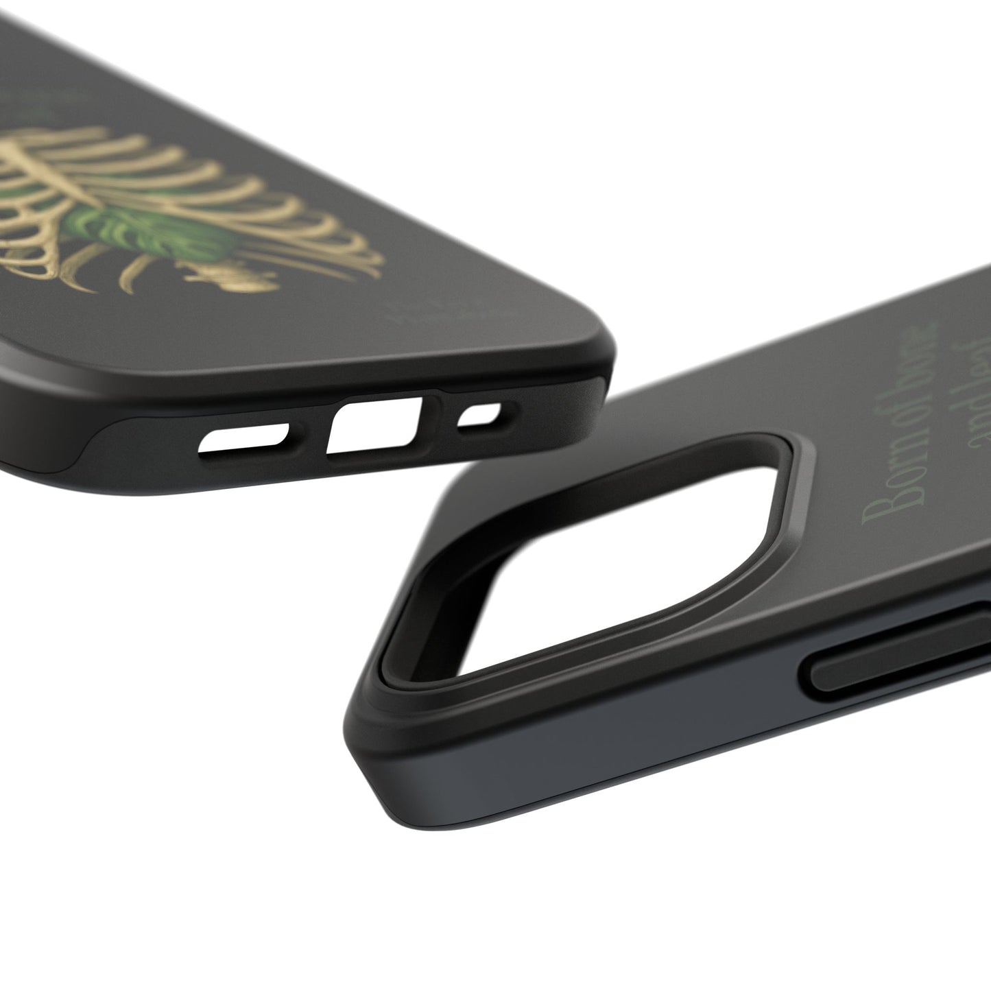 Born of Bone and Leaf Phone Case — Impact-Resistant iPhone Cover