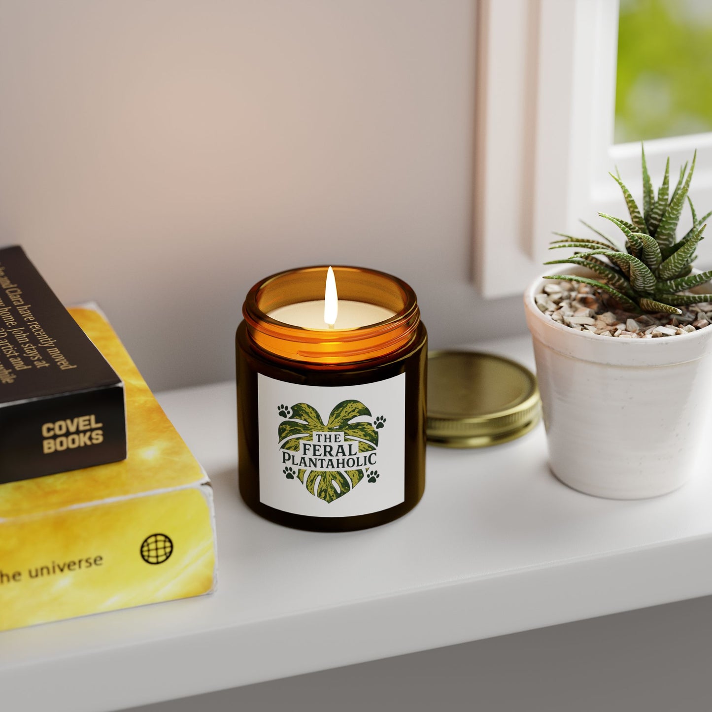Feral Plantaholic Scented Candles, Aromatherapy, Eco-Friendly, Home Decor, Gifts for Plant Lovers