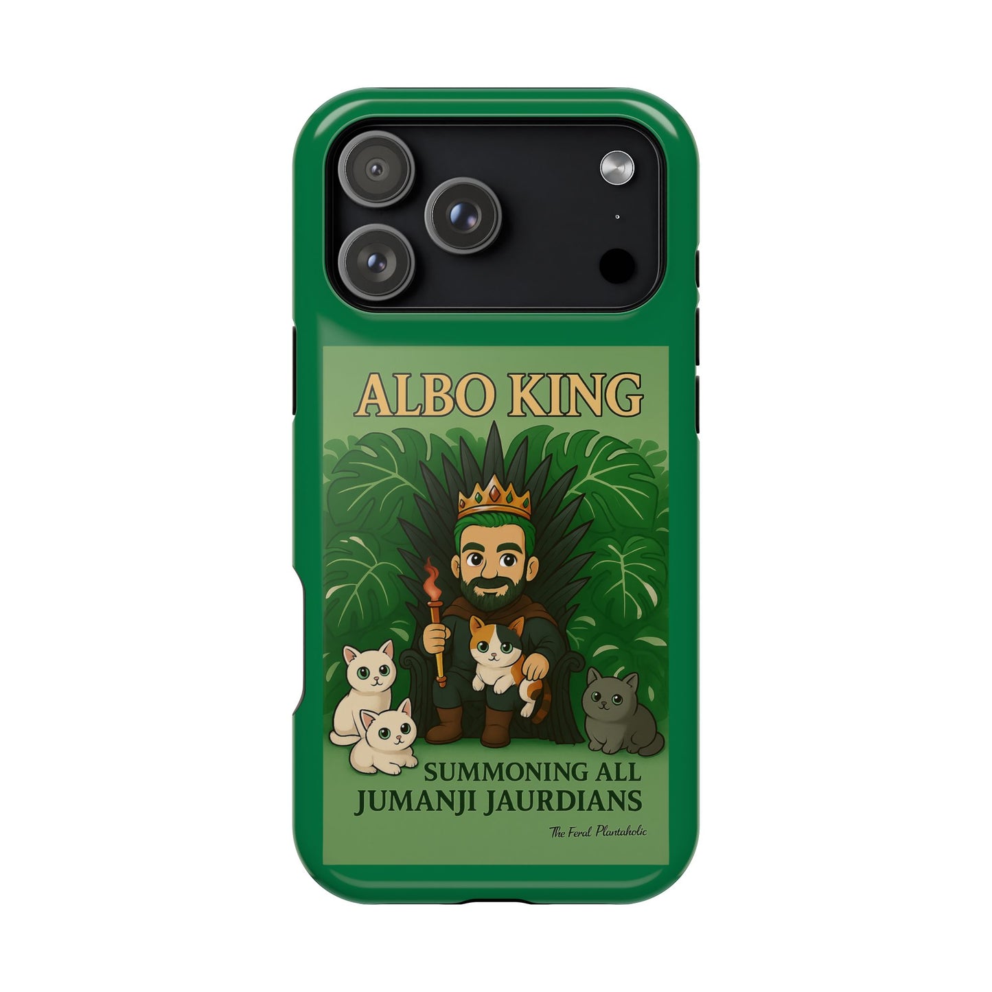 Impact-Resistant Phone Case — "Albo King" Jumanji Guardian Design