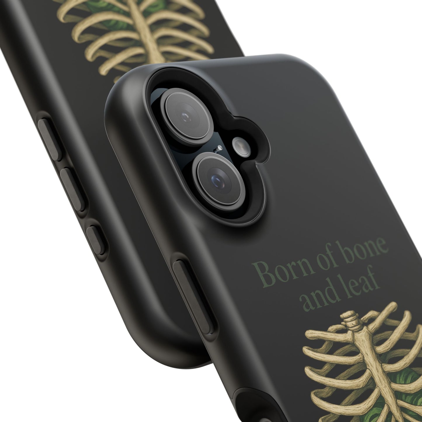 Born of Bone and Leaf Phone Case — Impact-Resistant iPhone Cover