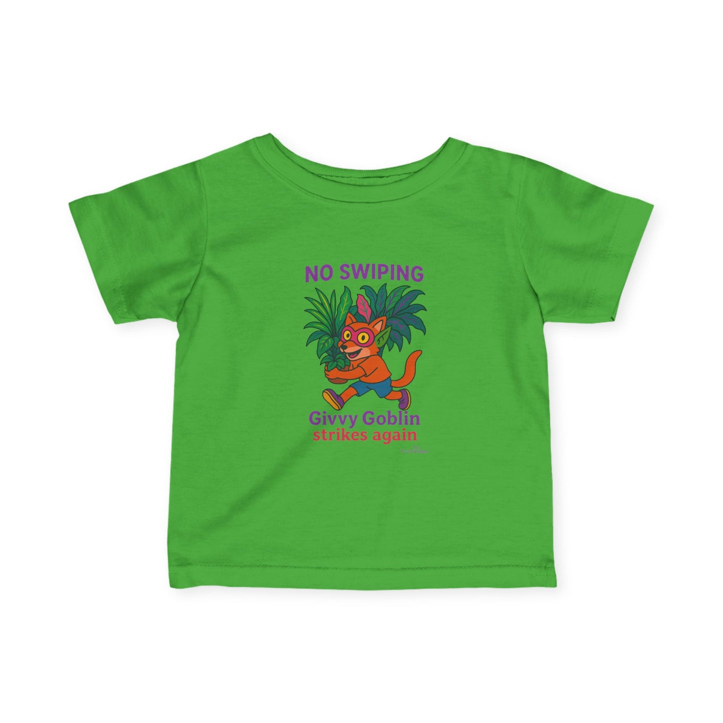 Playful Infant Tee with Goblin Design, Cute Baby Shirt, Fun Toddler Top, Gift for Kids, Nursery Decor, Playful Clothing