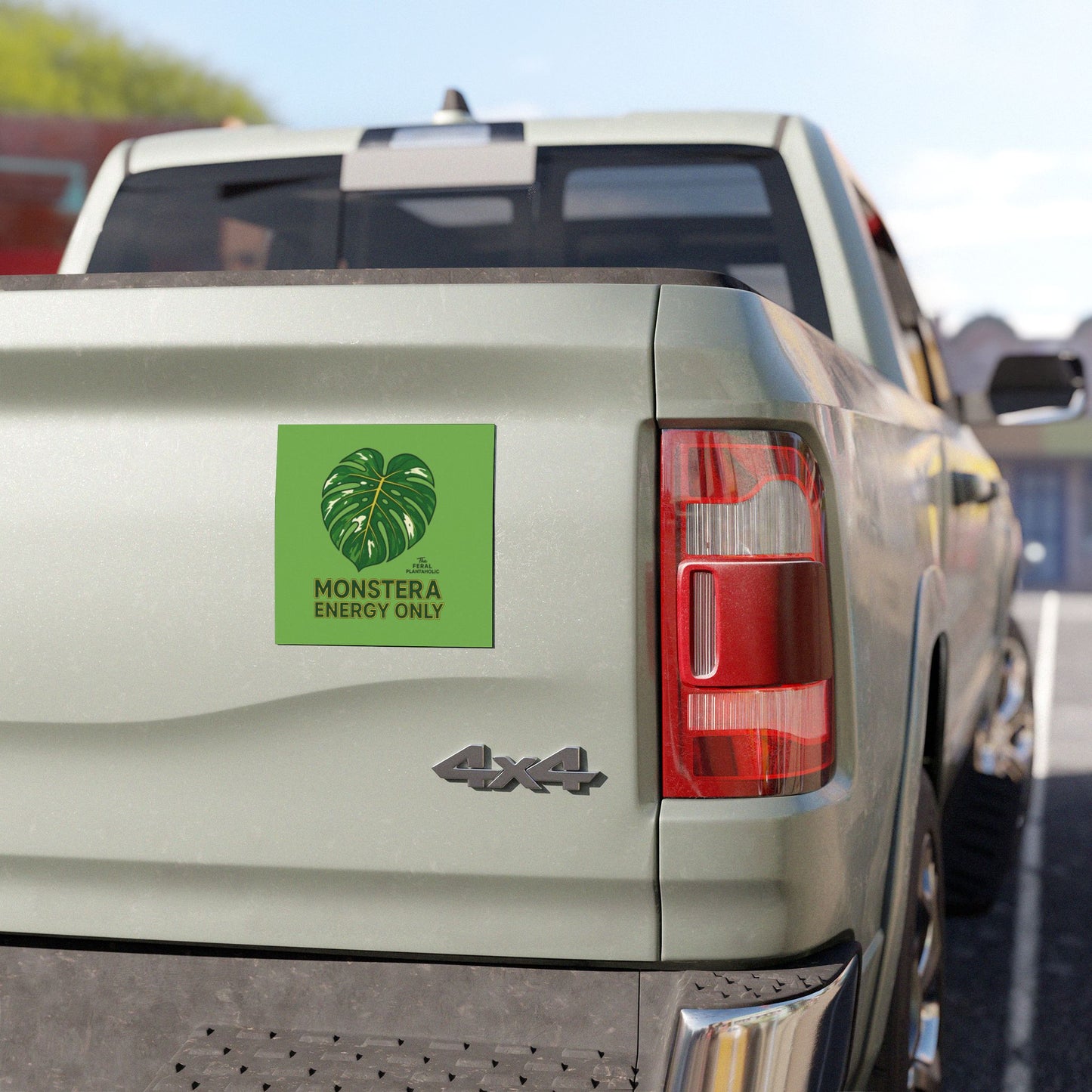 Monstera Energy Only Car Magnet, Plant Lover Gift, Nature Décor, Eco-Friendly Car Accessory, Boho Car Decor, Greenery Enthusiast