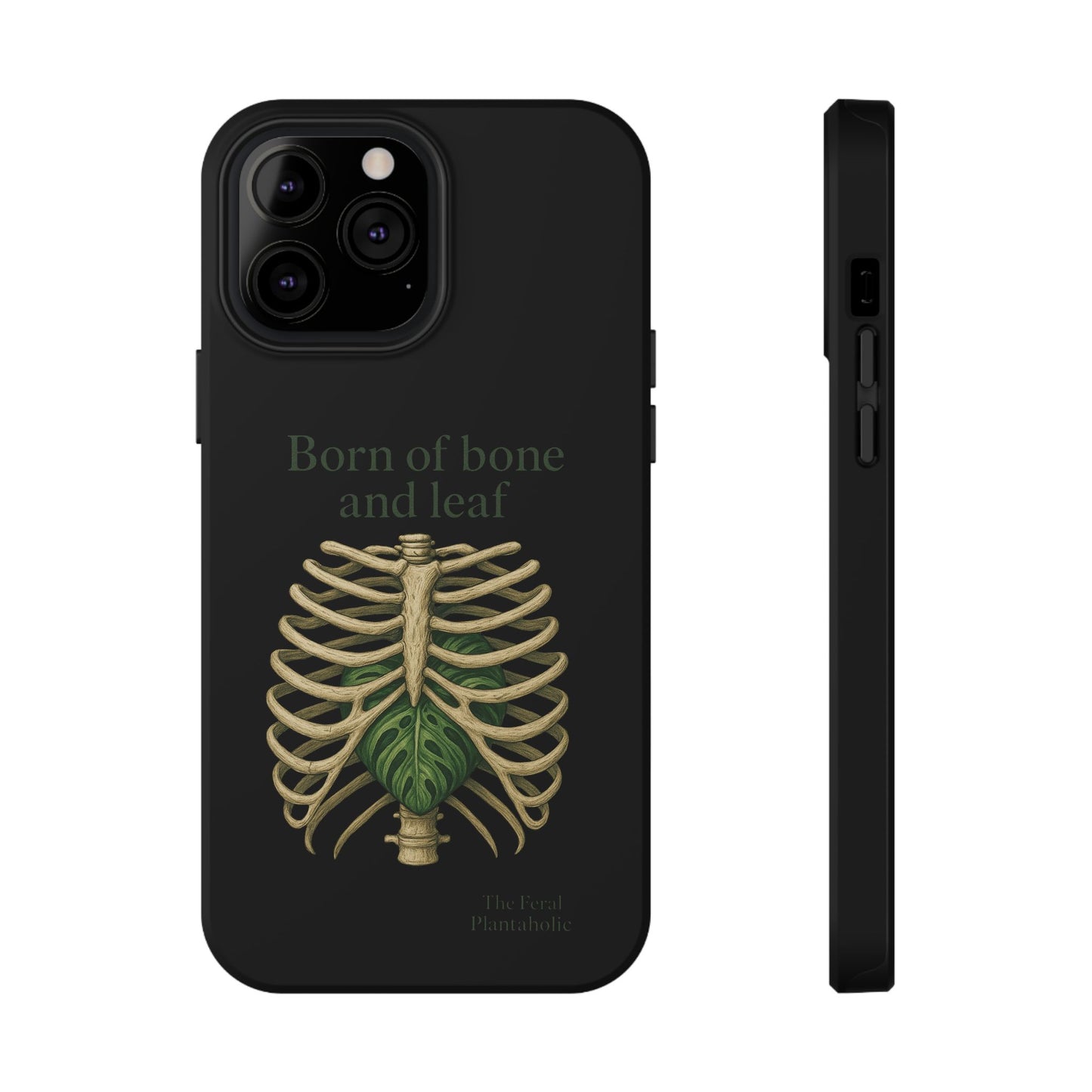 Born of Bone and Leaf Phone Case — Impact-Resistant iPhone Cover