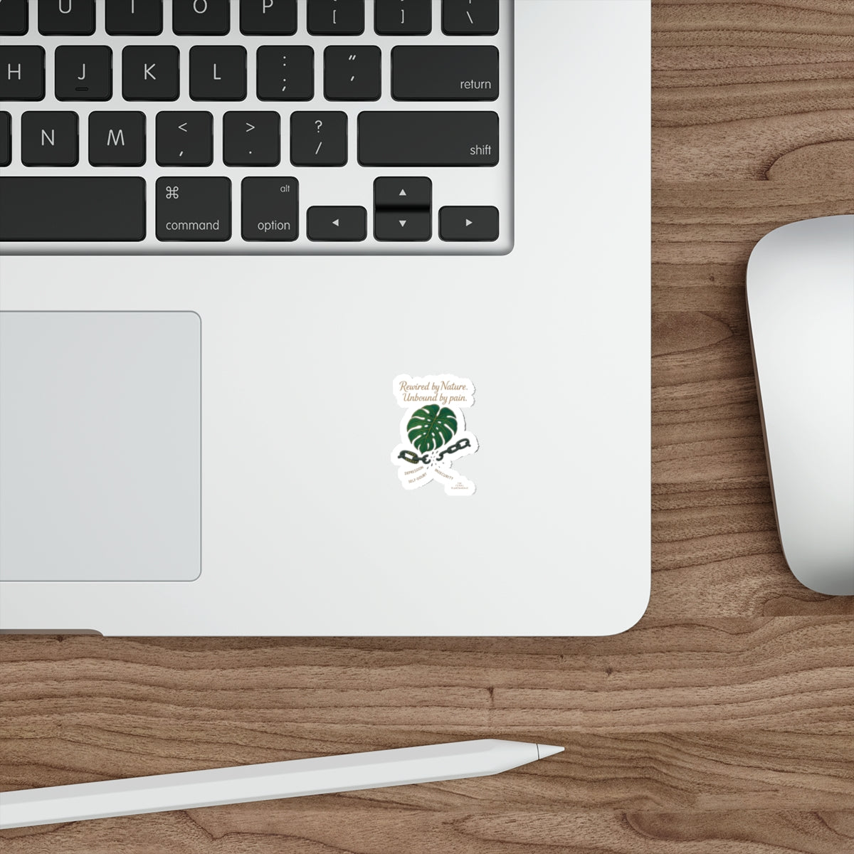 Rewired by Nature Die-Cut Stickers - Empowering Design for Mindfulness and Self-Discovery