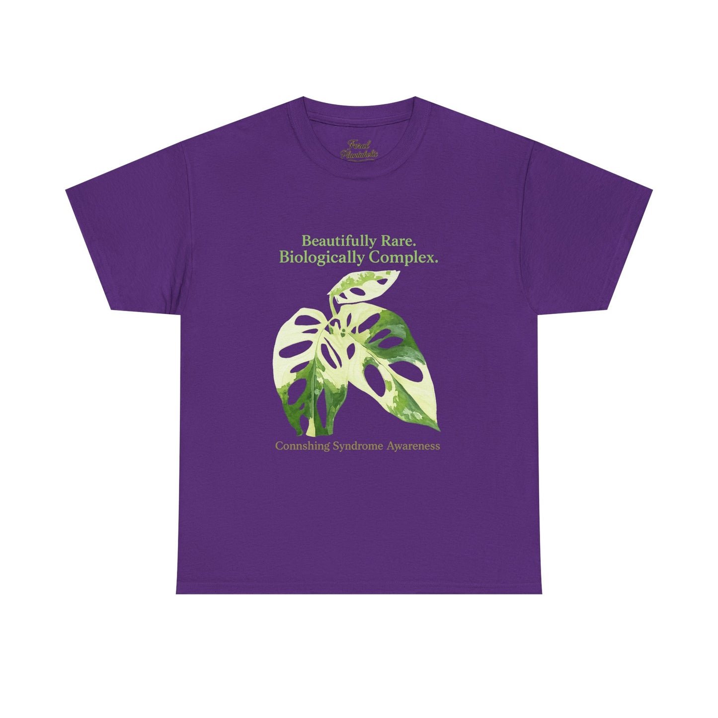 Monstera 'Beautifully Rare' Awareness Tee — Cornelia de Lange Syndrome