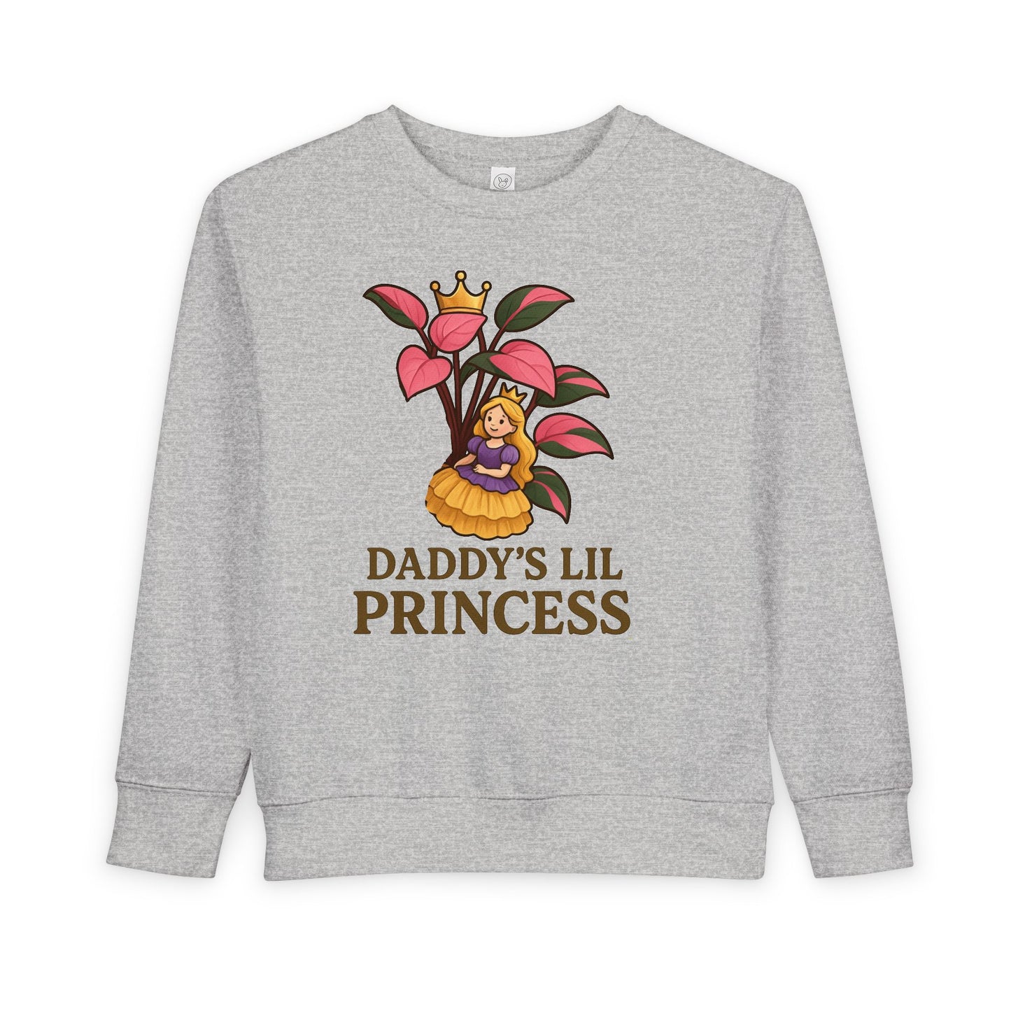 Toddler Sweatshirt - Daddy's Lil Princess, Cute Kids Sweatshirt, Toddler Gifts, Birthday Apparel, Little Princess Outfit, Baby Shower Gift