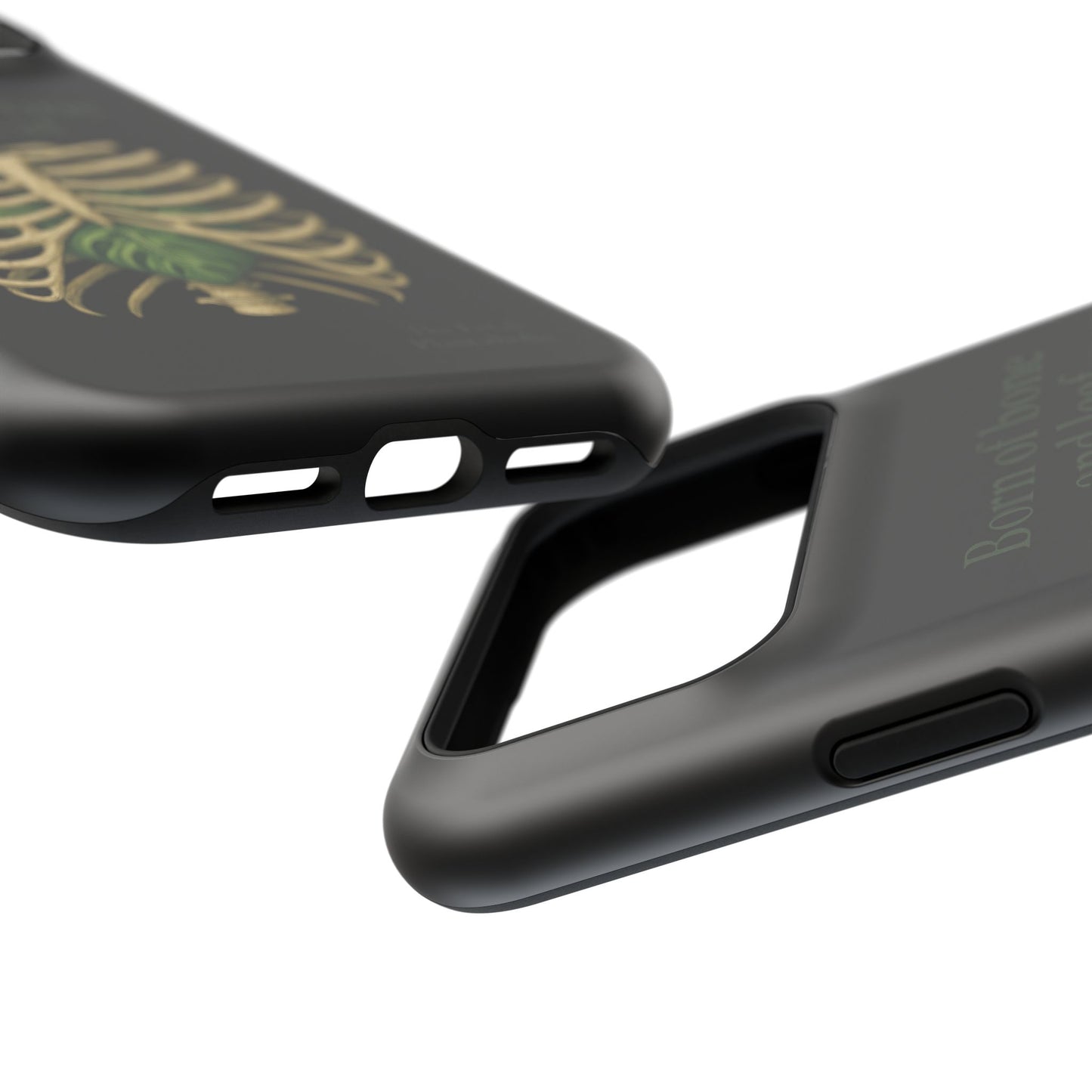 Born of Bone and Leaf Phone Case — Impact-Resistant iPhone Cover