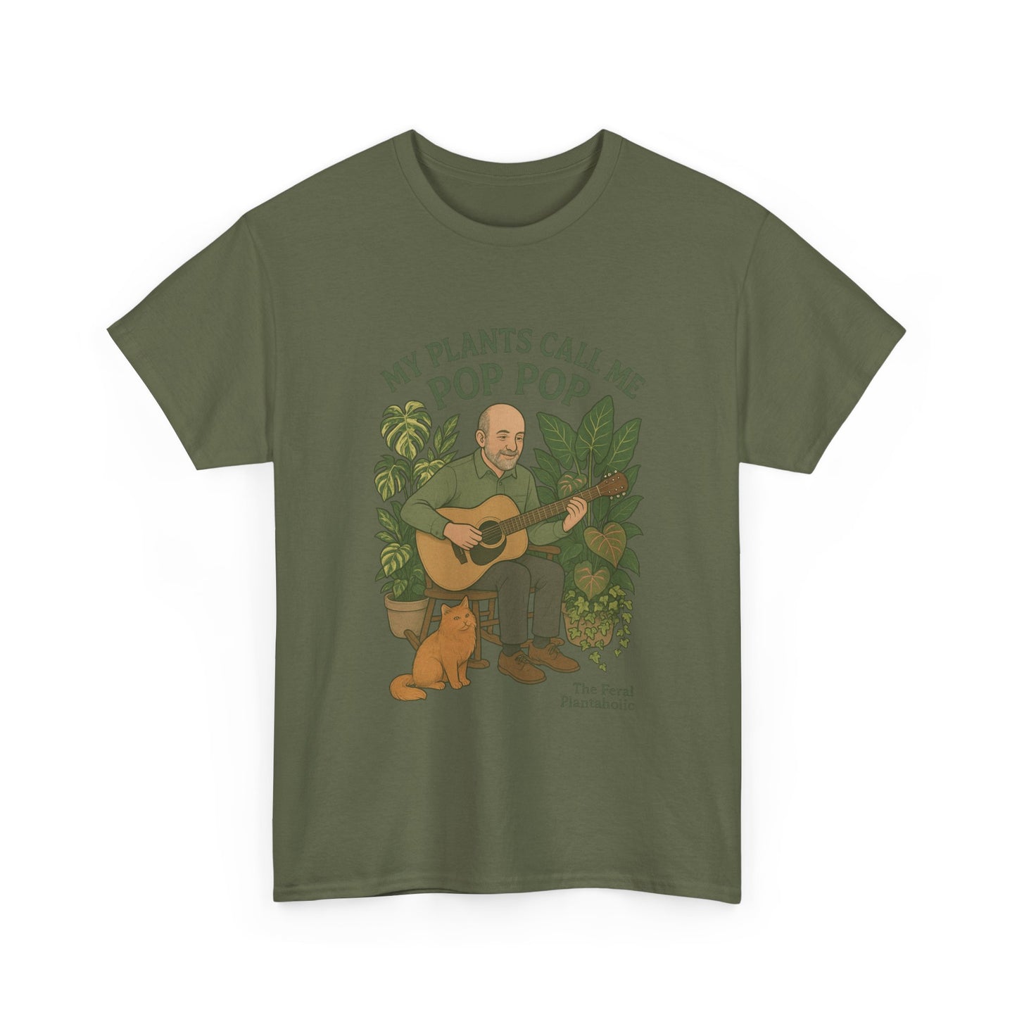 My Plants Call Me Pop Pop Tee, Unisex Cotton Shirt for Plant Lovers, Gift for Father's Day, Gardening T-Shirt, Casual Everyday Wear, [...]