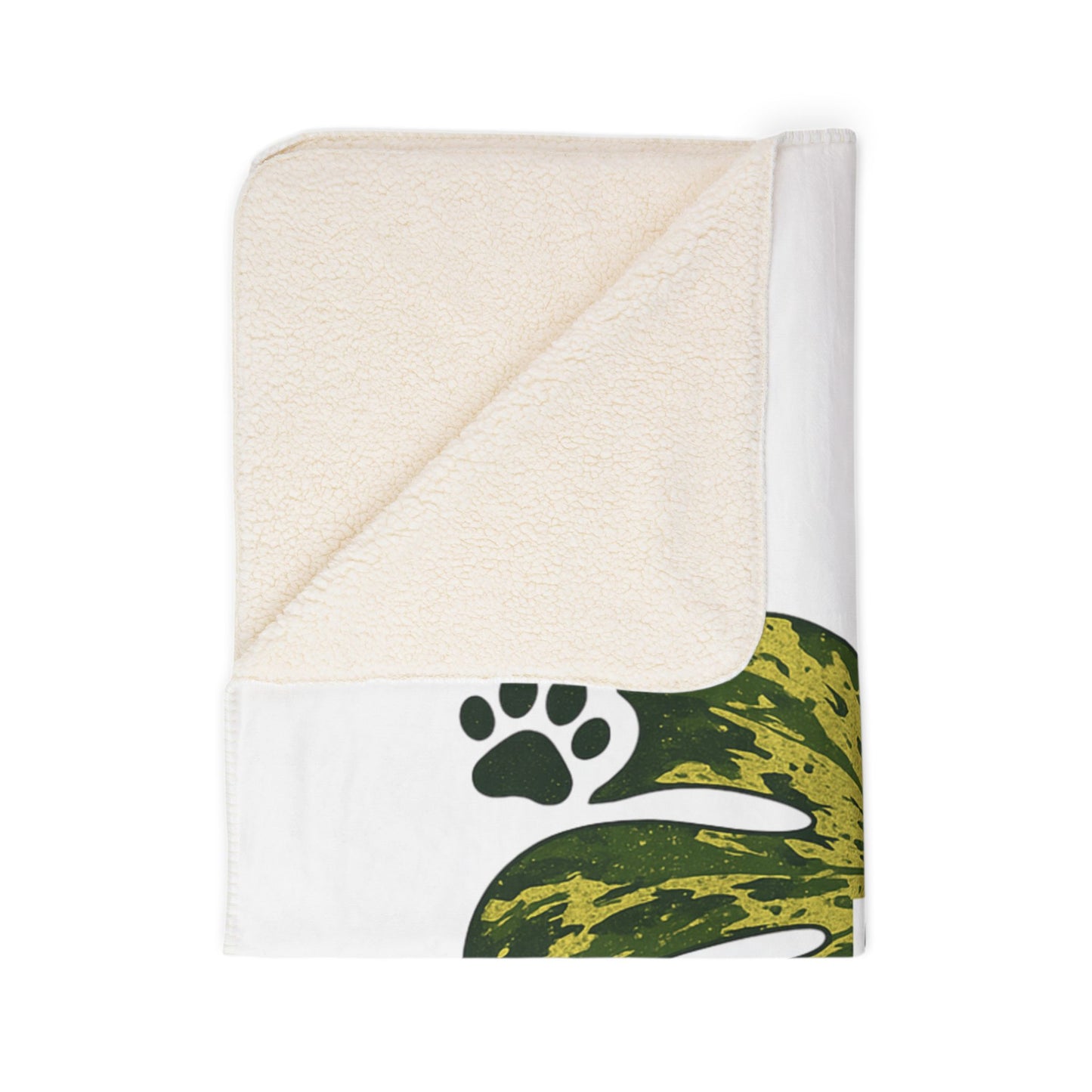 Fleece Sherpa Blanket with 'The Feral Plantaholic' Design, Cozy Gift for Plant Lovers, Ideal for Home Decor, Perfect for Any Occasion, [...]