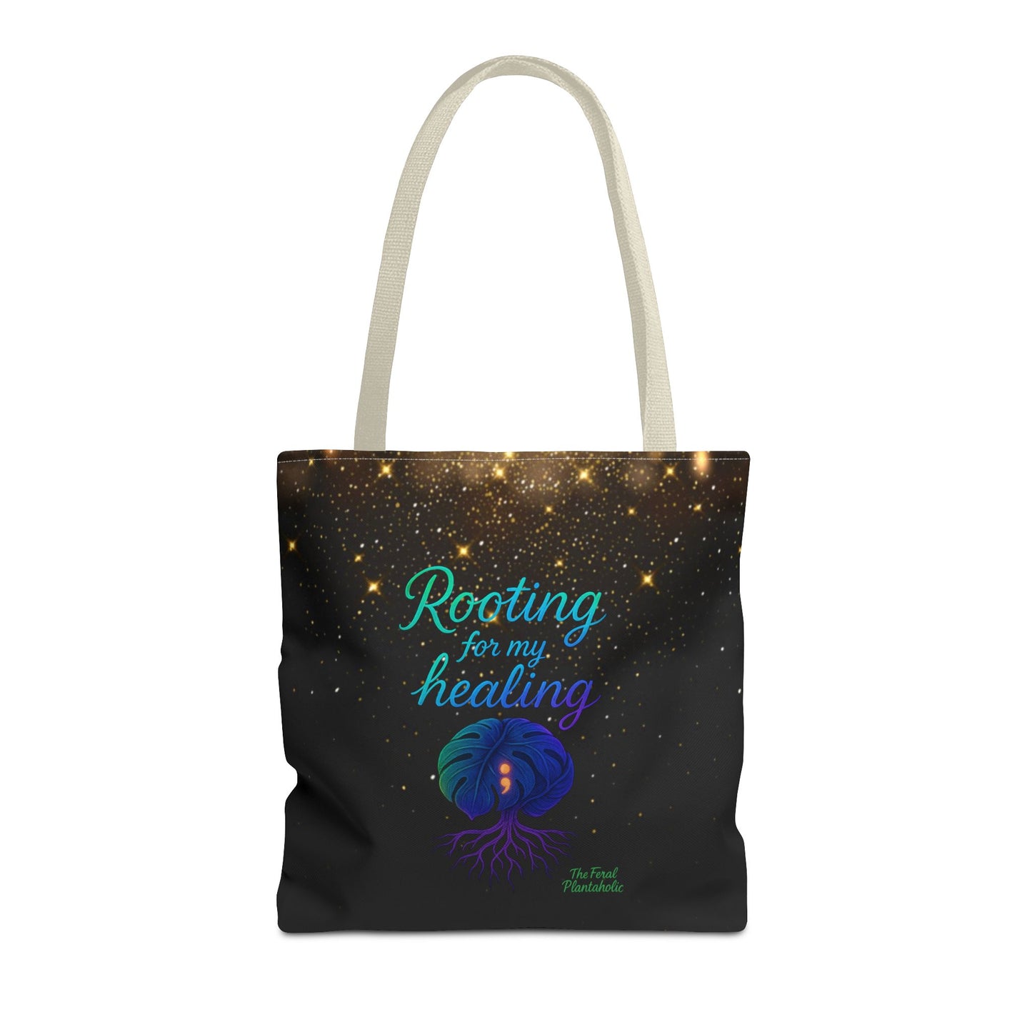 Healing Affirmation Tote Bag, Empowering Tote, Gift for Wellness, Inspirational Bag, Motivational Tote, Self-Care Accessory