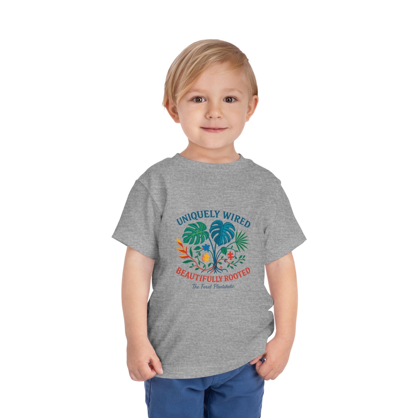 Tropical Vibes Toddler Tee - Uniquely Wired, Beautifully Rooted