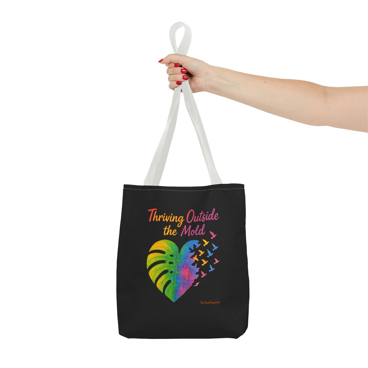 Vibrant Motivational Tote Bag | Thriving Outside the Mold | Eco-Friendly Bag, Inspirational Gift, Beach Tote, Everyday Carryall