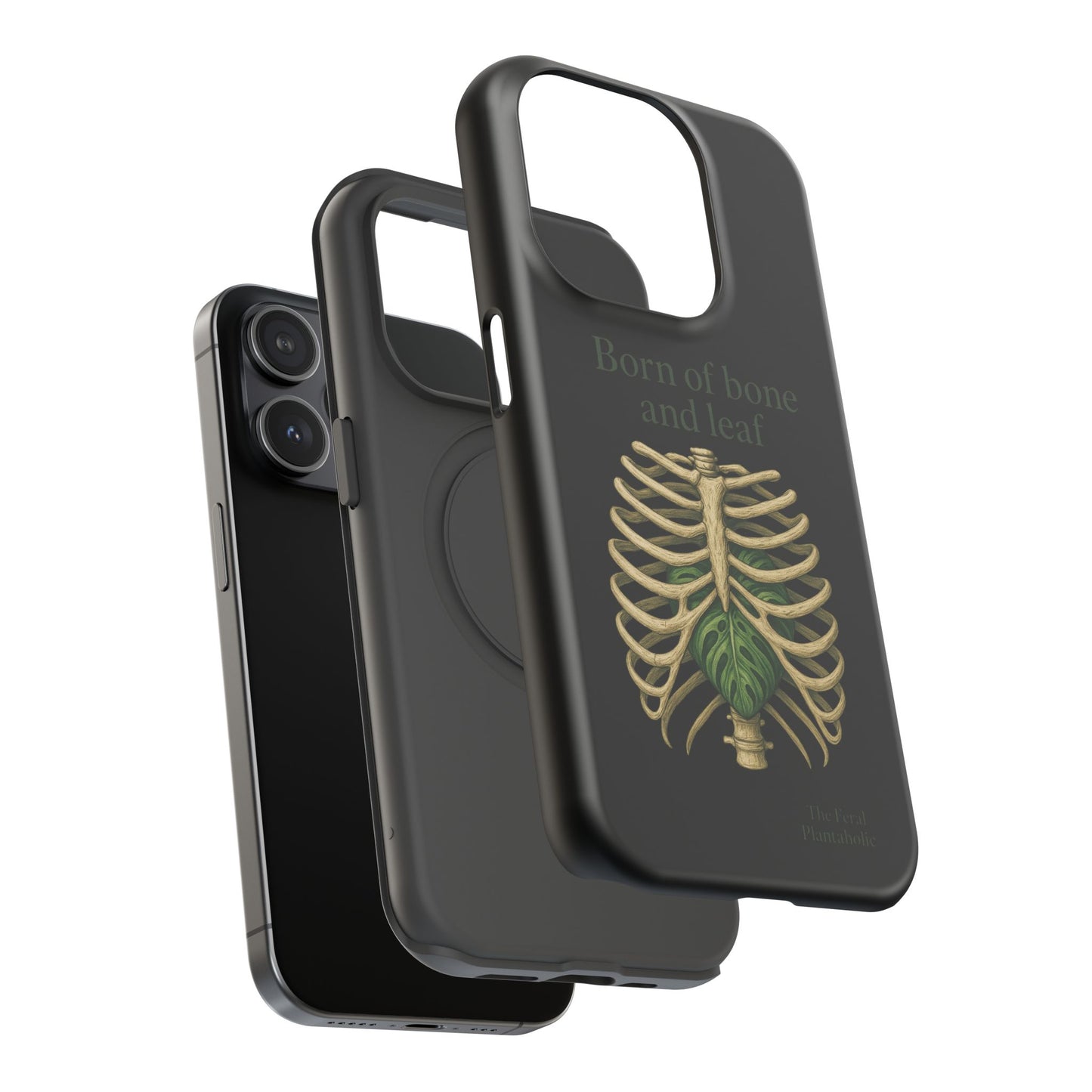 Born of Bone and Leaf Phone Case — Impact-Resistant iPhone Cover
