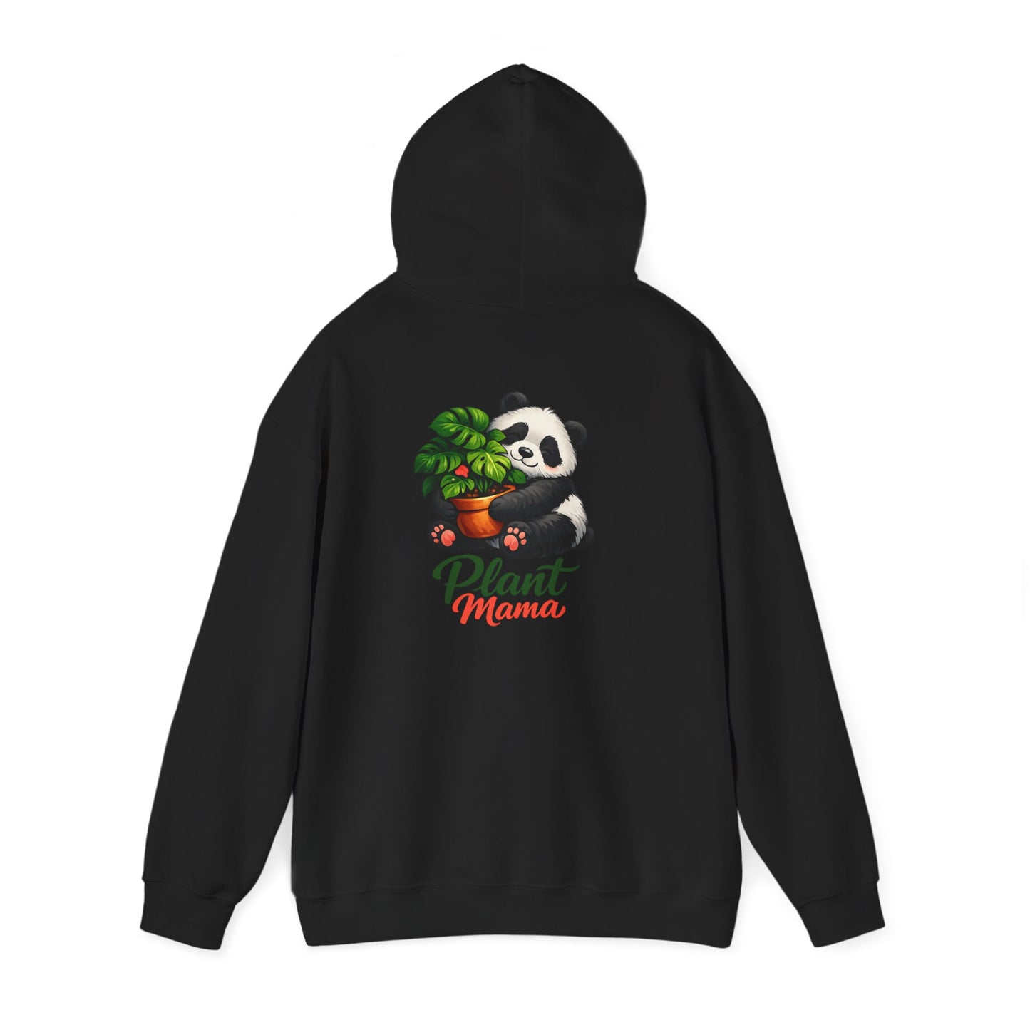 Plant Mama Hoodie — Cute Panda Holding Houseplant Sweatshirt
