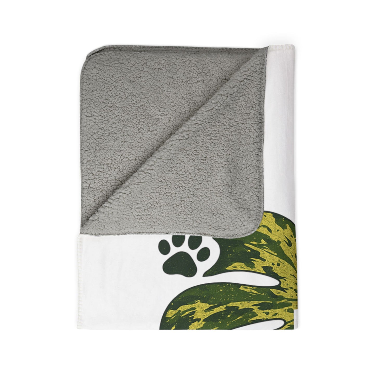 Fleece Sherpa Blanket with 'The Feral Plantaholic' Design, Cozy Gift for Plant Lovers, Ideal for Home Decor, Perfect for Any Occasion, [...]