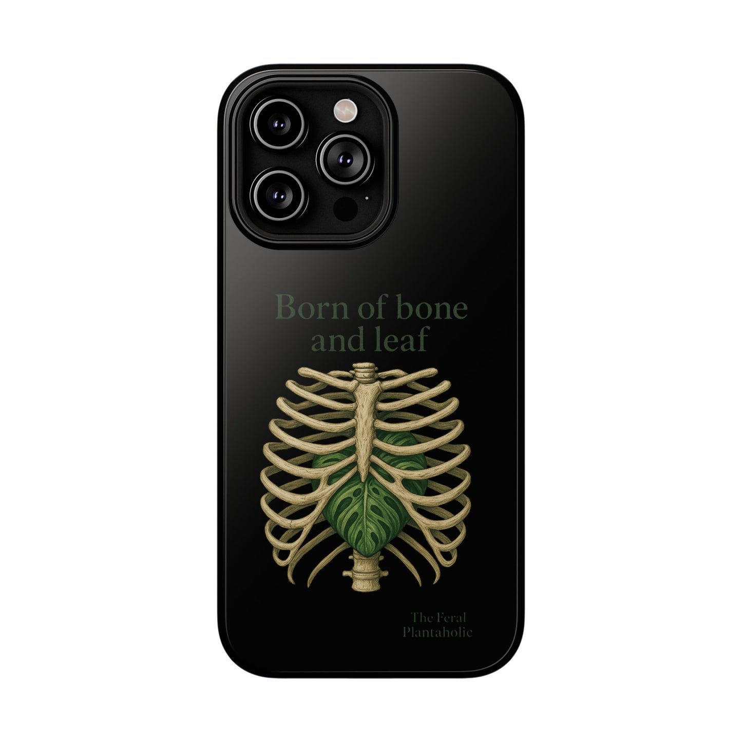Born of Bone and Leaf Phone Case — Impact-Resistant iPhone Cover