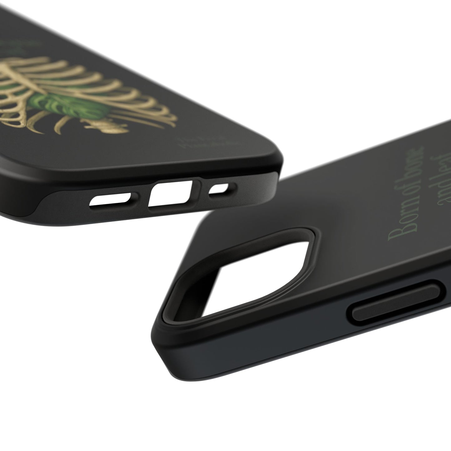 Born of Bone and Leaf Phone Case — Impact-Resistant iPhone Cover