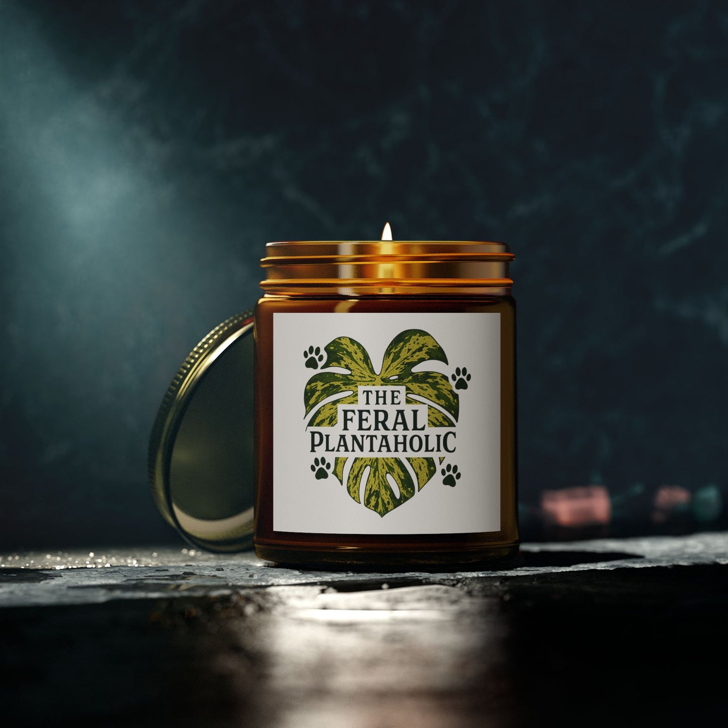 Feral Plantaholic Scented Candles, Aromatherapy, Eco-Friendly, Home Decor, Gifts for Plant Lovers