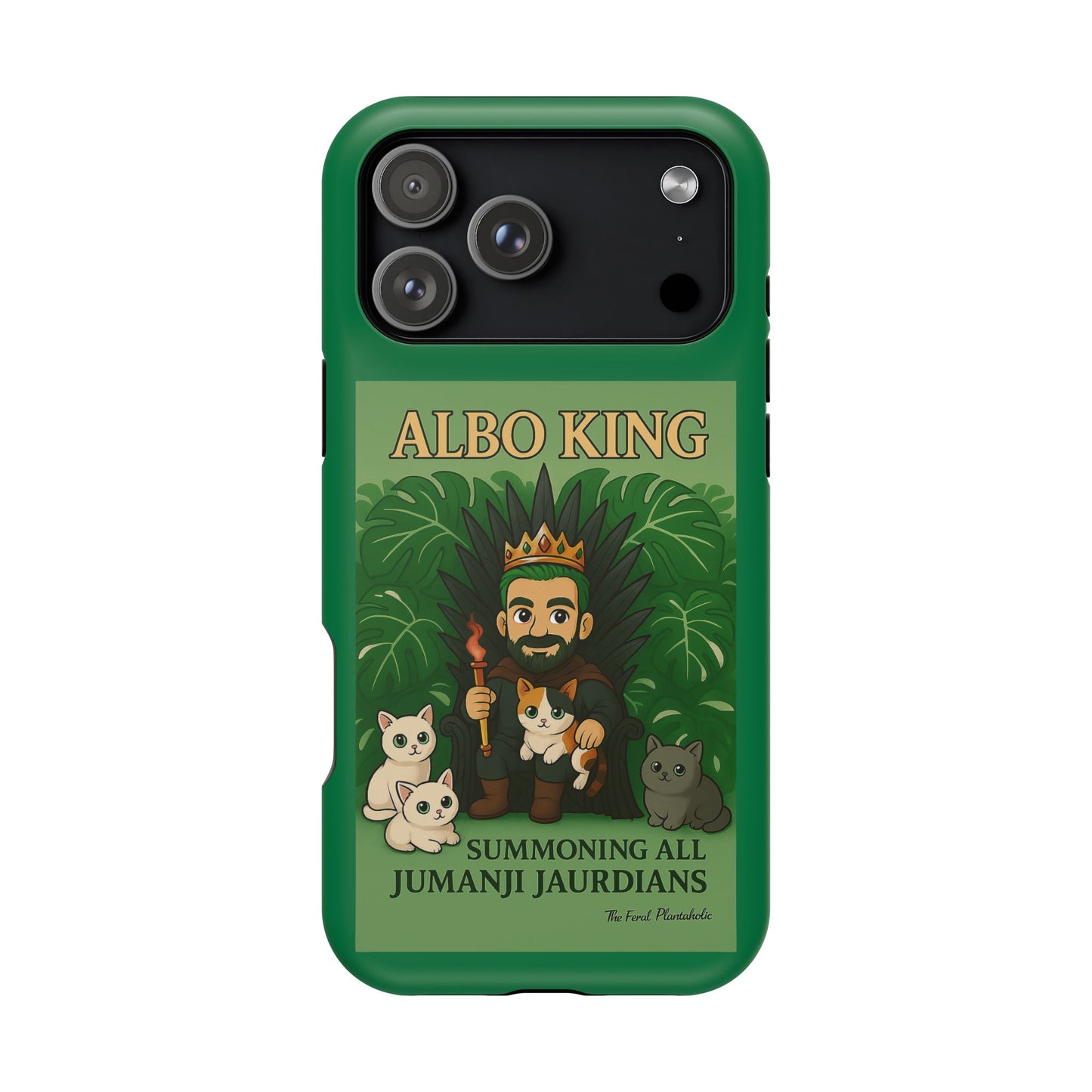 Impact-Resistant Phone Case — "Albo King" Jumanji Guardian Design