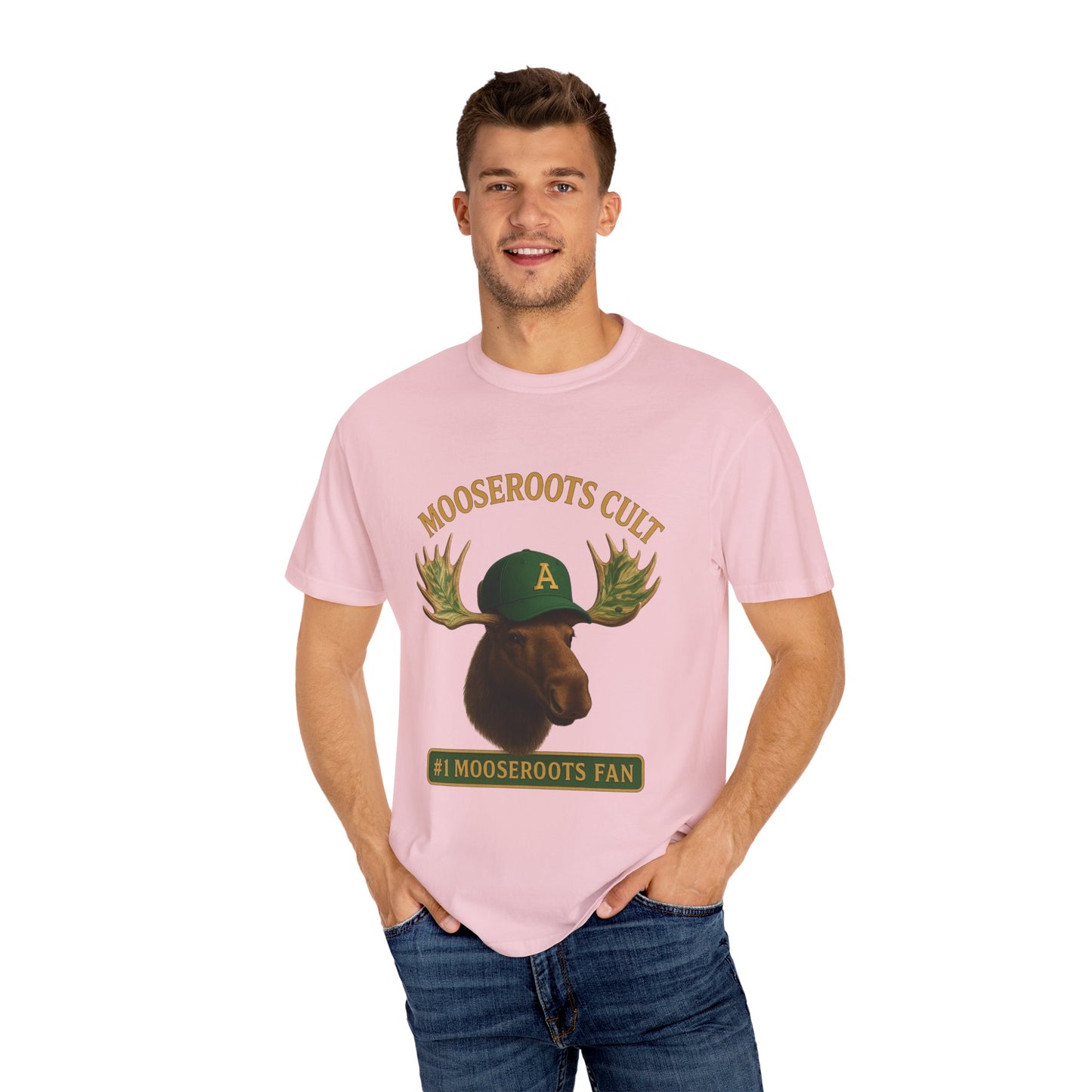 Moose Root Fan T-Shirt - Unisex Garment-Dyed Tee